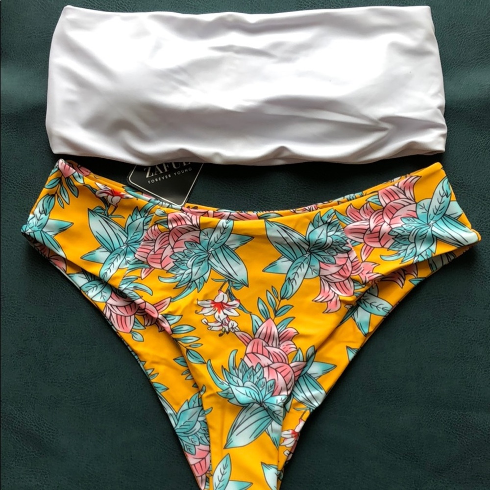 Floral high waisted bikini from Zaful